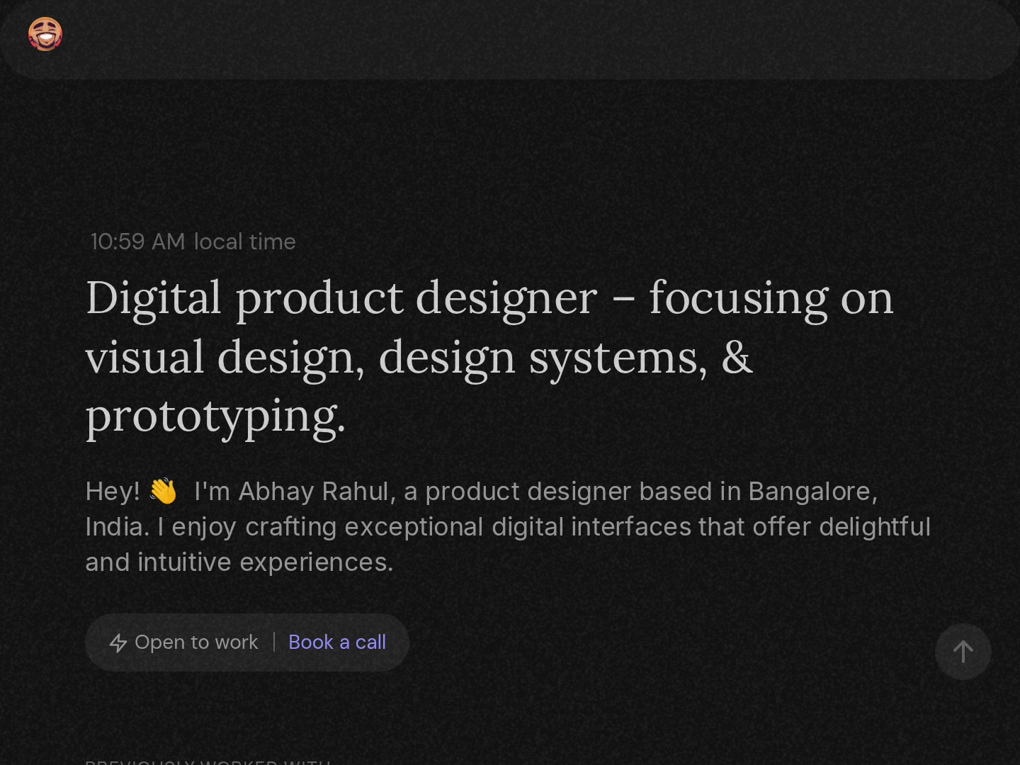 Abhay Rahul Portfolio
