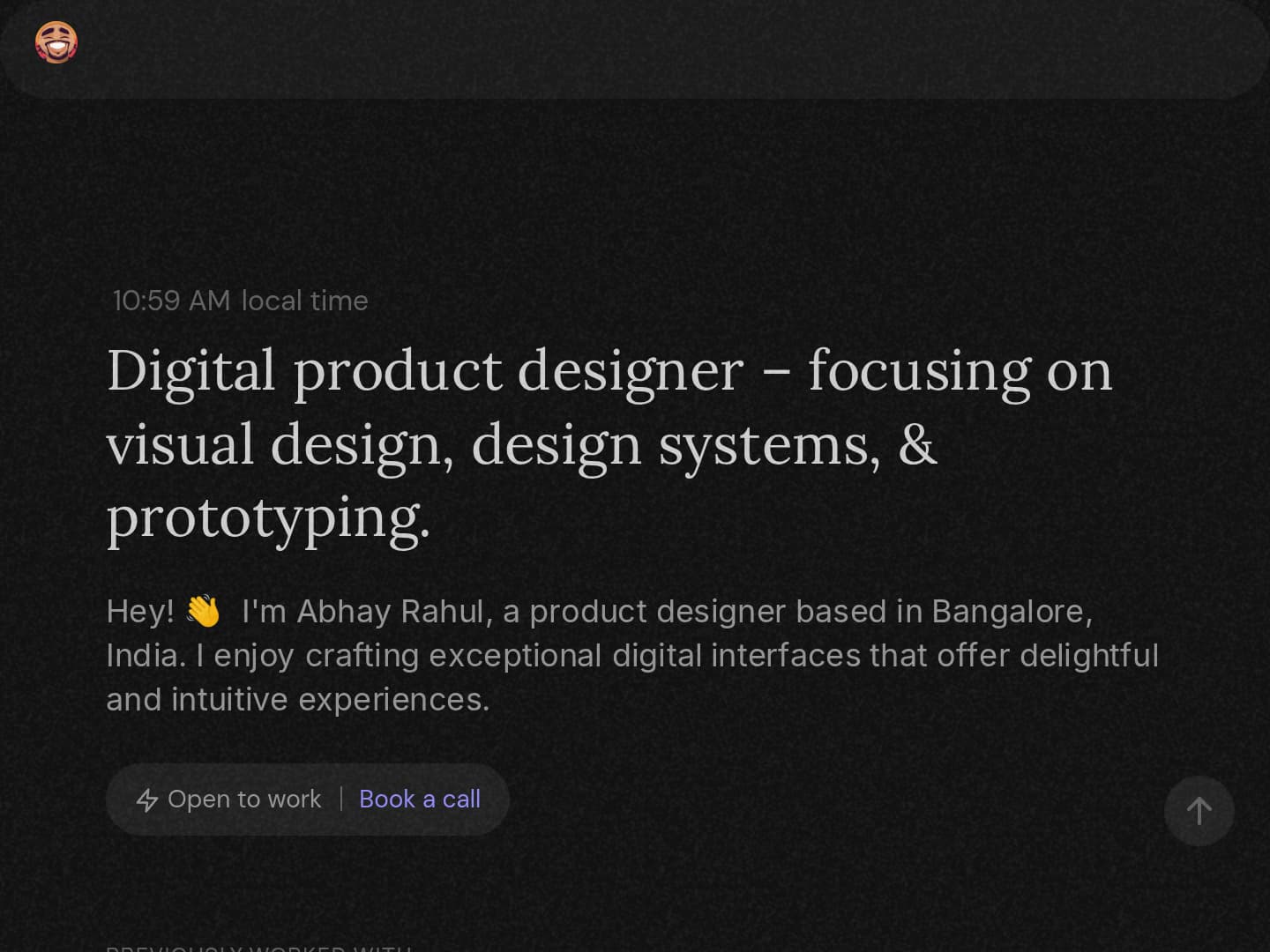 Abhay Rahul Portfolio