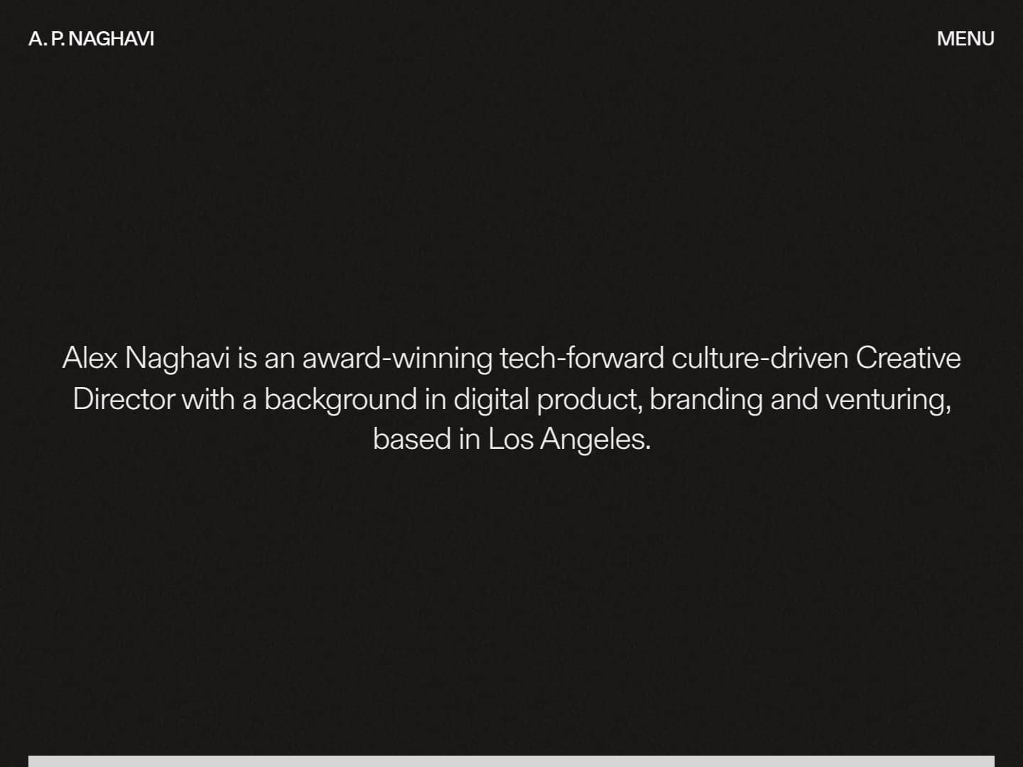 Alex Naghavi Portfolio