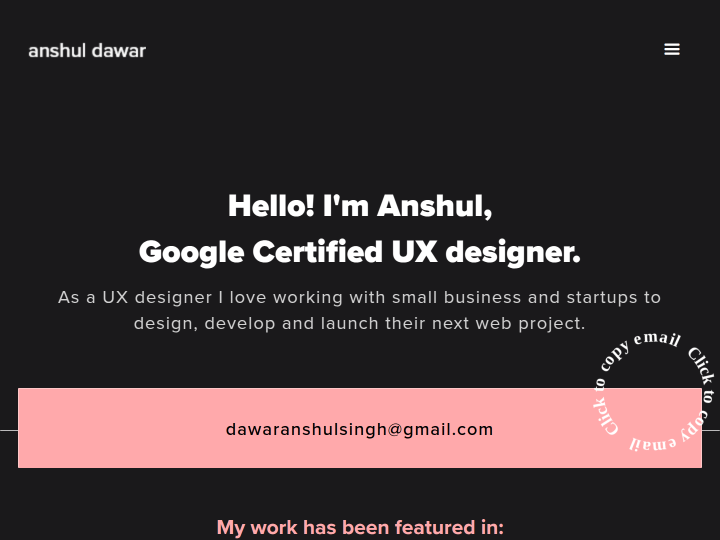 Anshul Dawar Portfolio