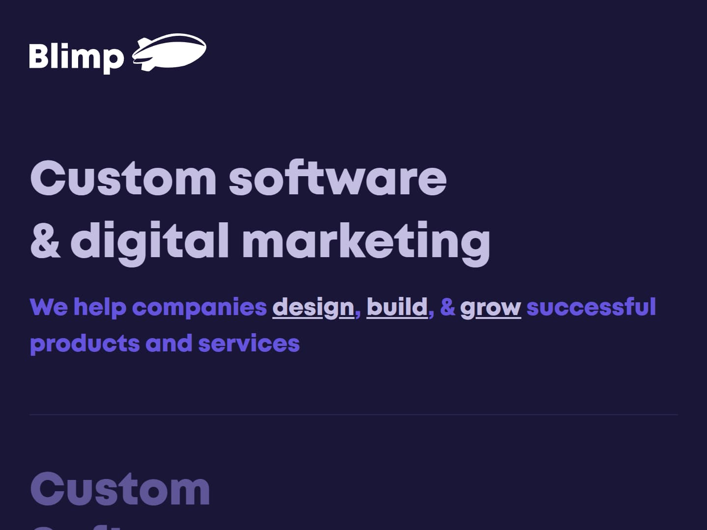 Blimp Portfolio