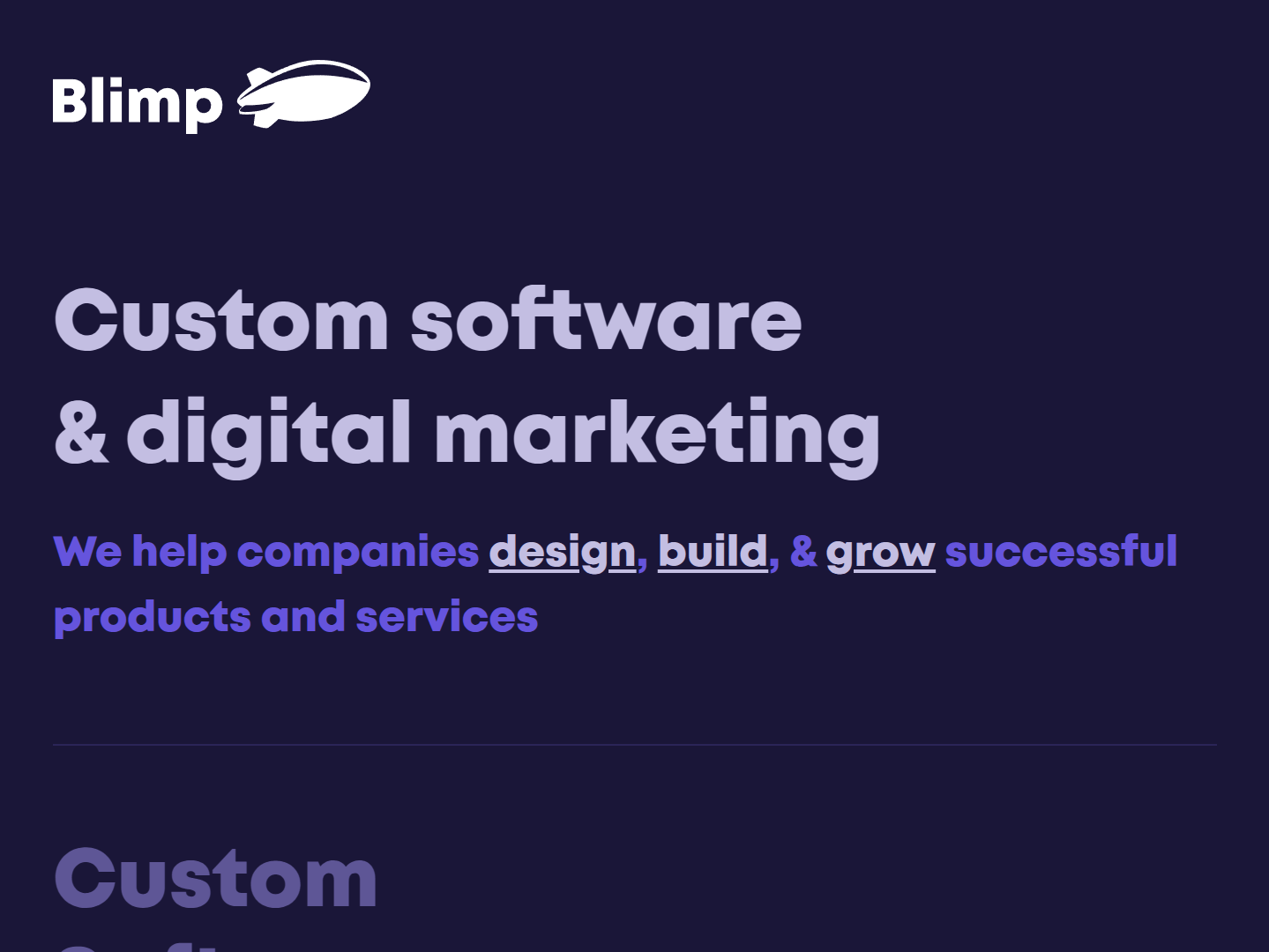 Blimp Portfolio