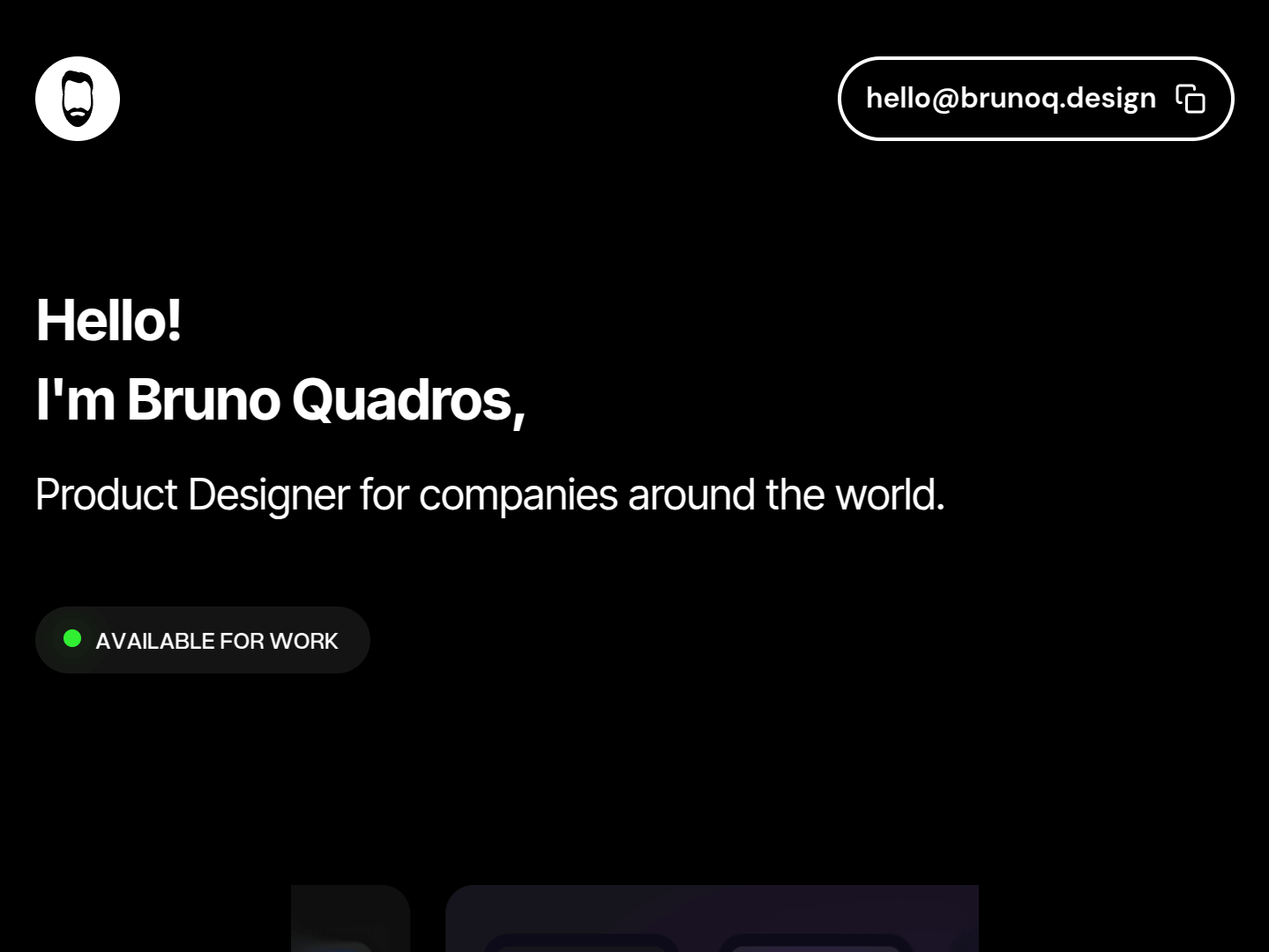 Bruno Quadros Portfolio