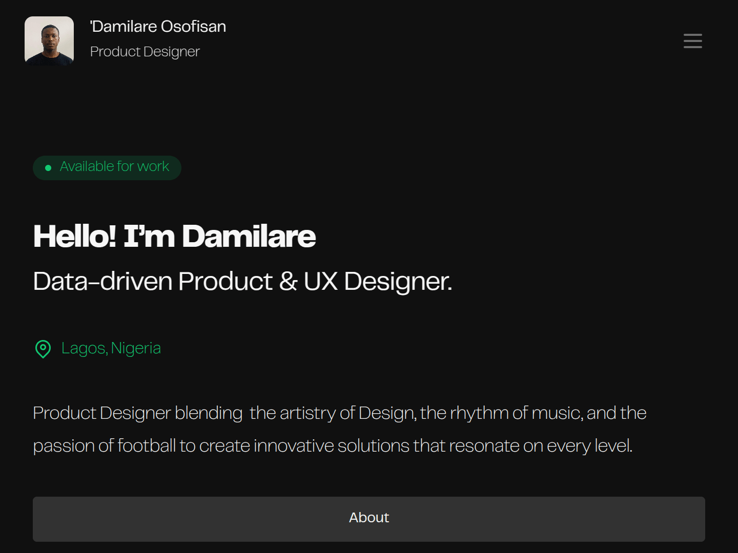 Damilare Osofisan Portfolio