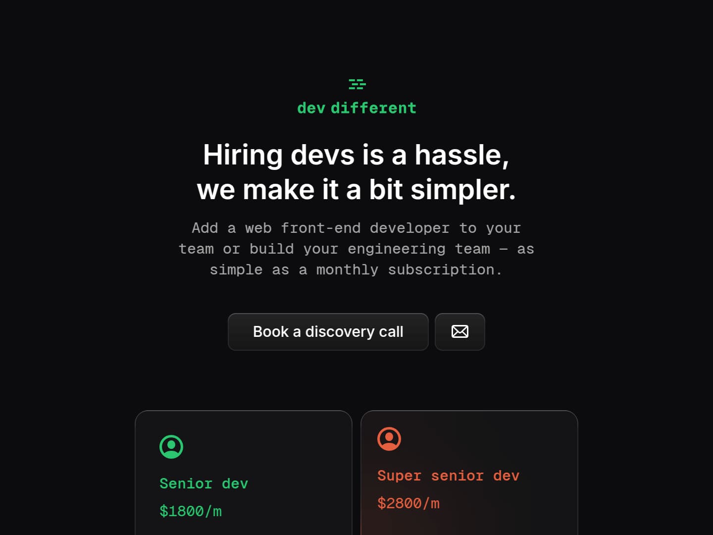Dev Different Portfolio