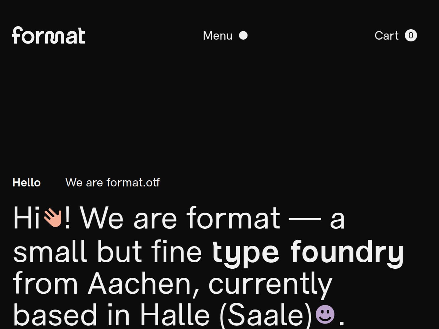 Format Portfolio