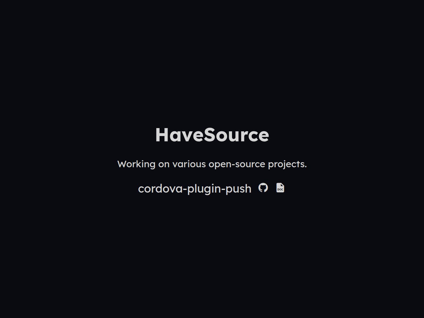 HaveSource Portfolio