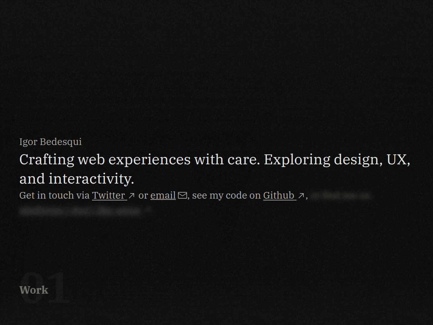 Igor Bedesqui Portfolio