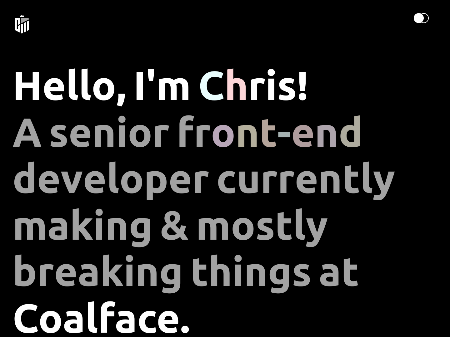 Chris Martin Portfolio