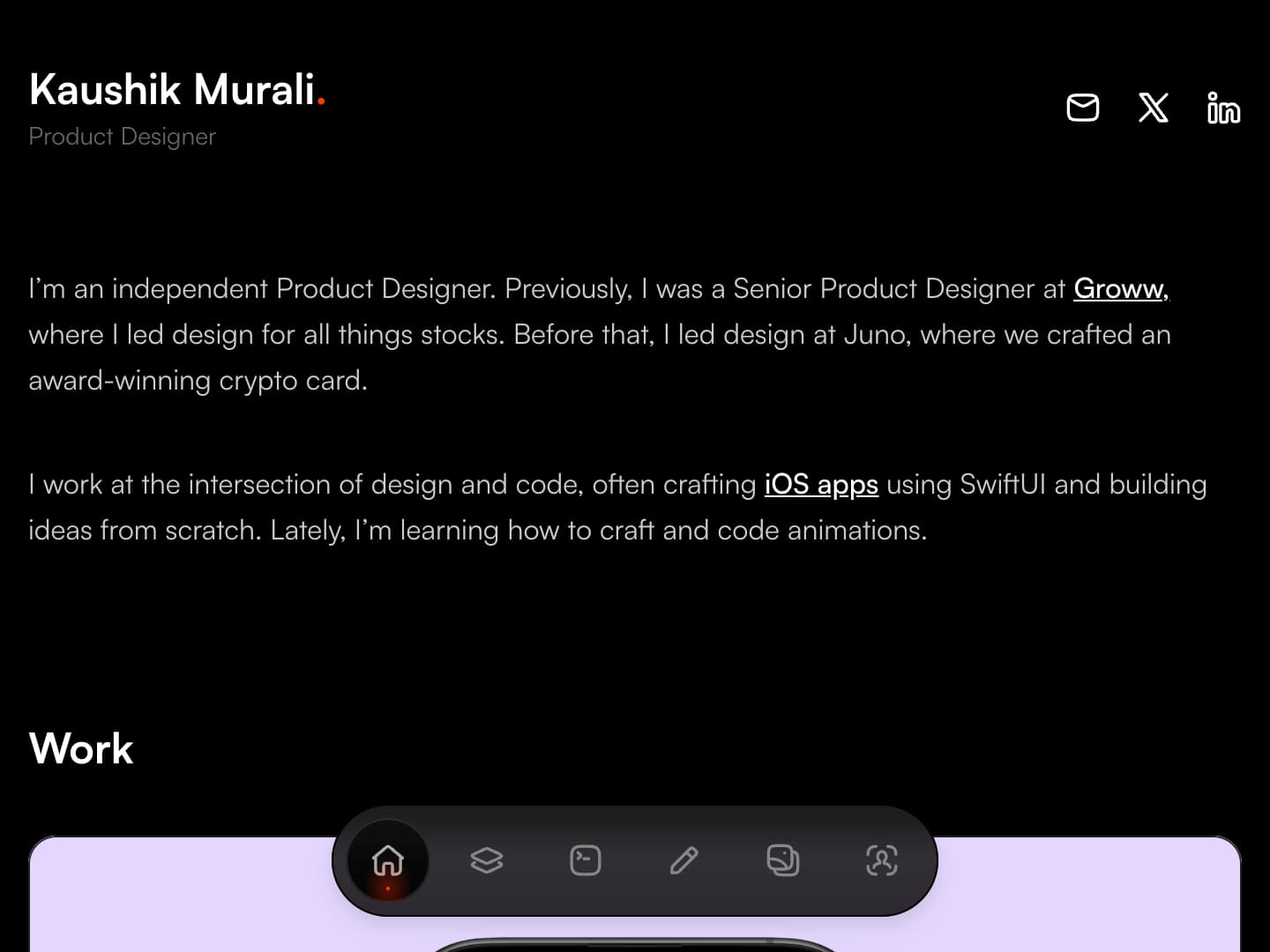 Kaushik Murali Portfolio