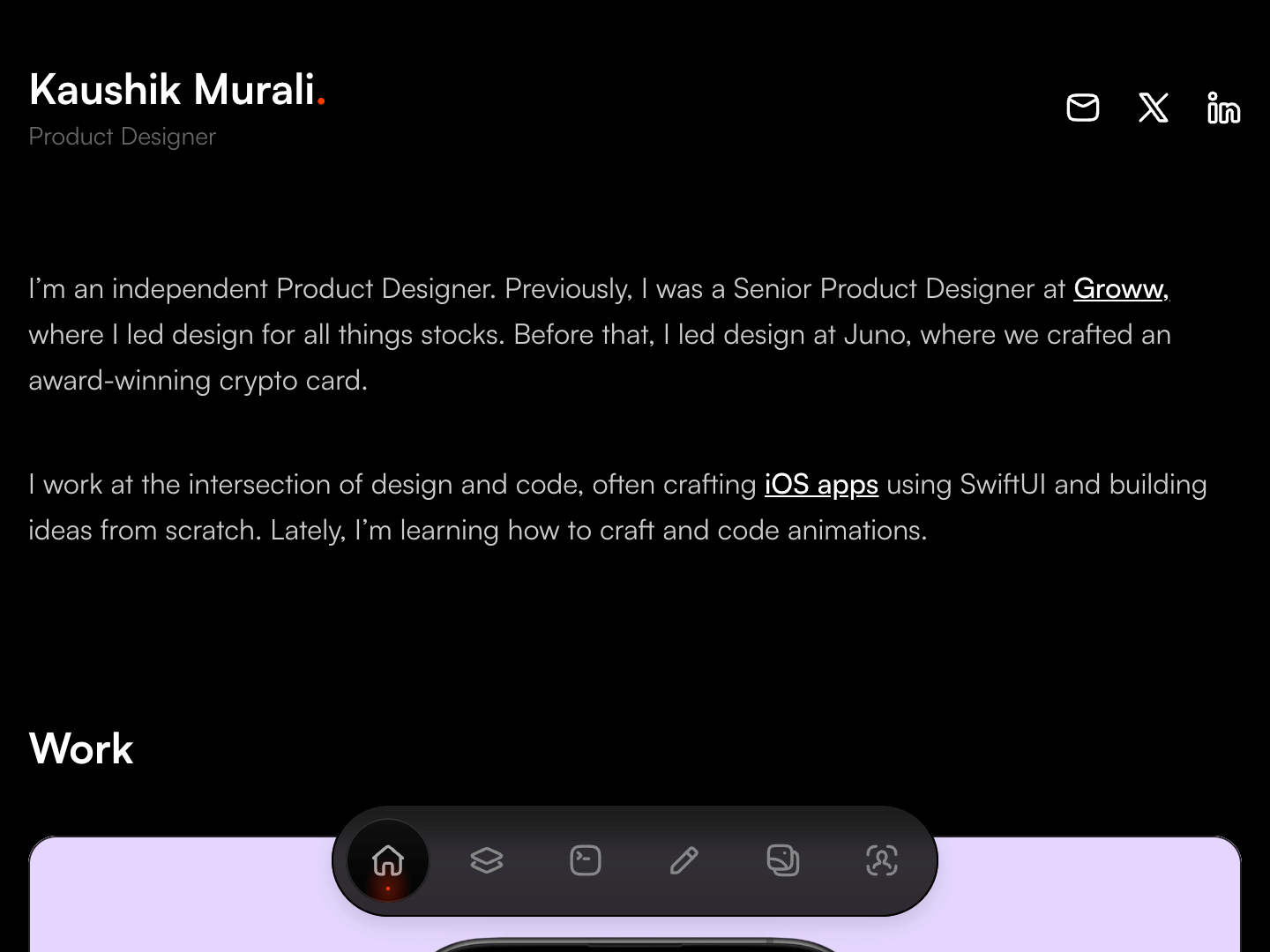 Kaushik Murali Portfolio