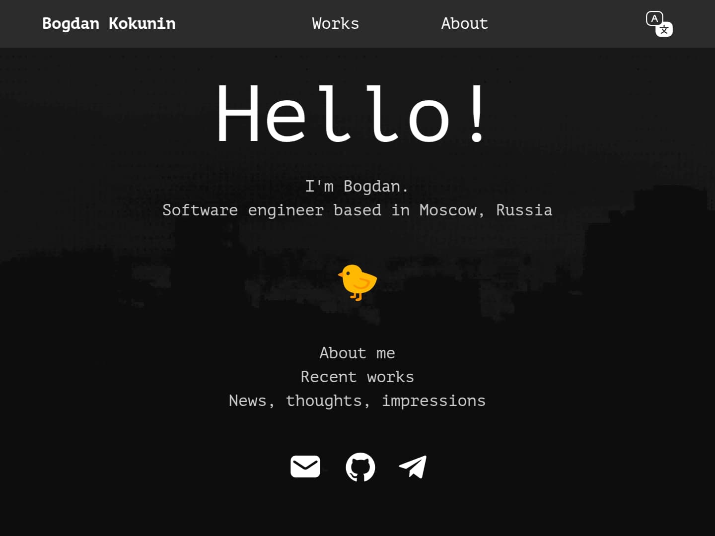 Bogdan Kokunin Portfolio