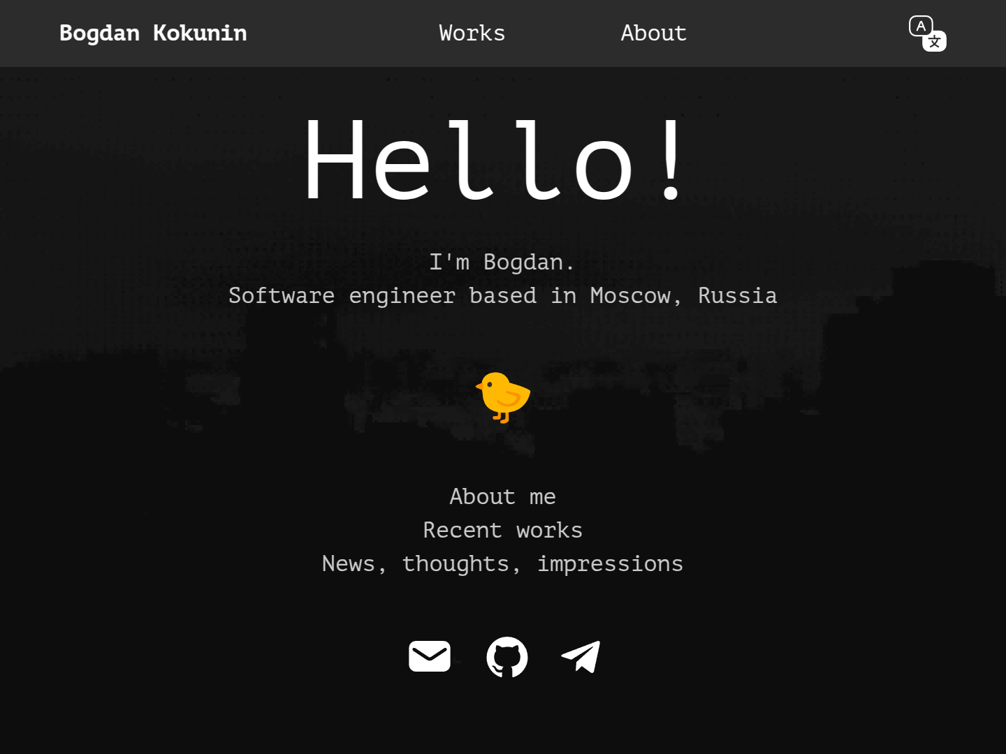 Bogdan Kokunin Portfolio