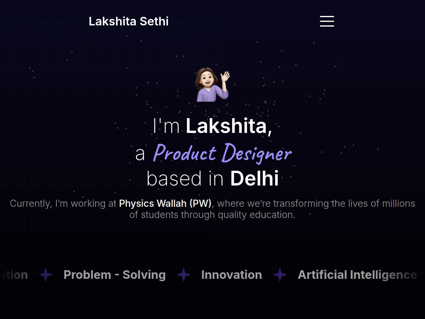 Lakshita Sethi Portfolio