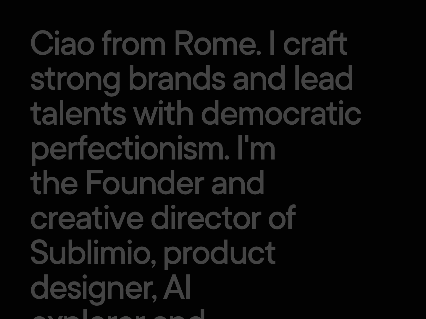 Matteo Modica Portfolio