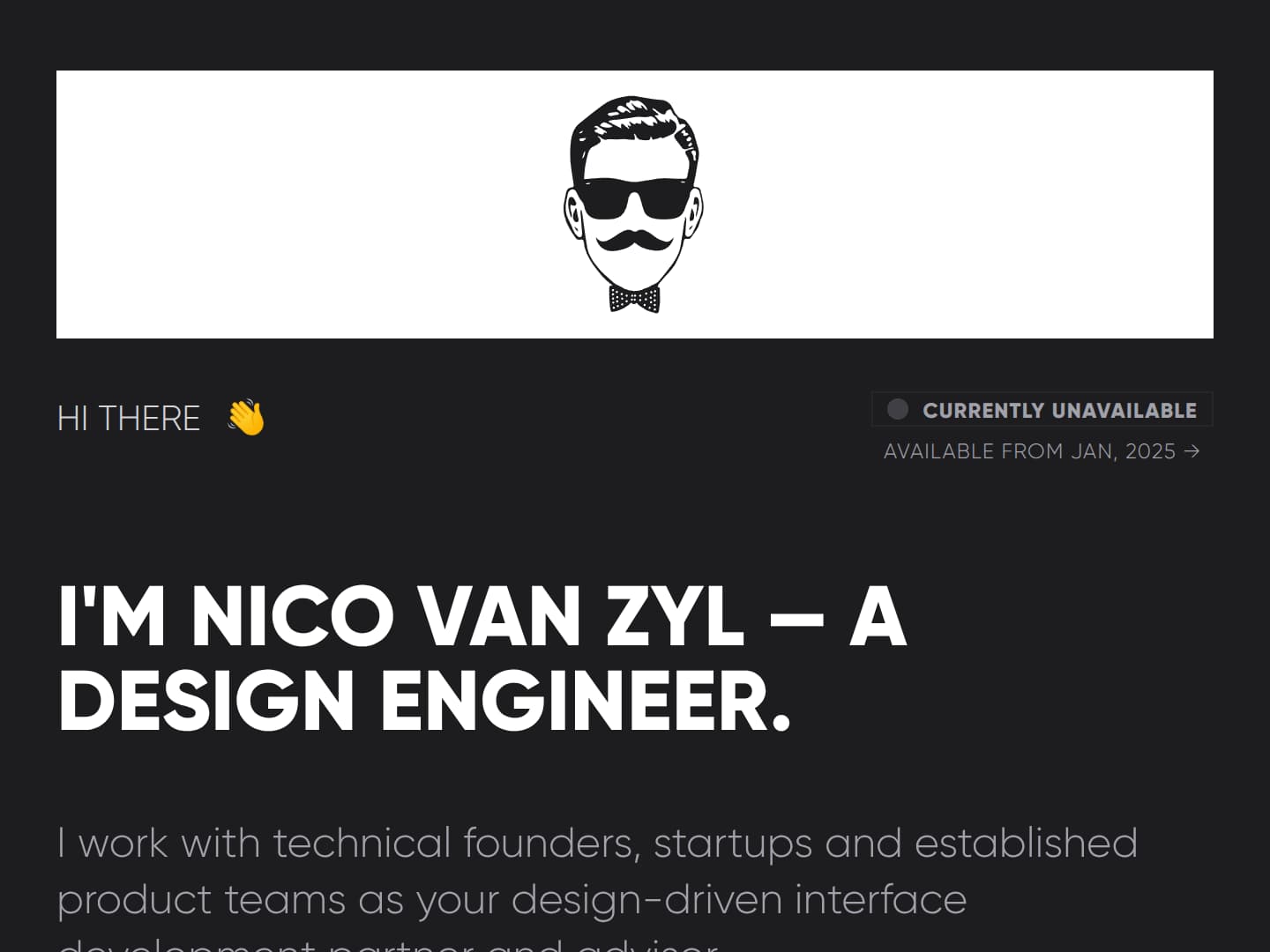 Nico van Zyl Portfolio