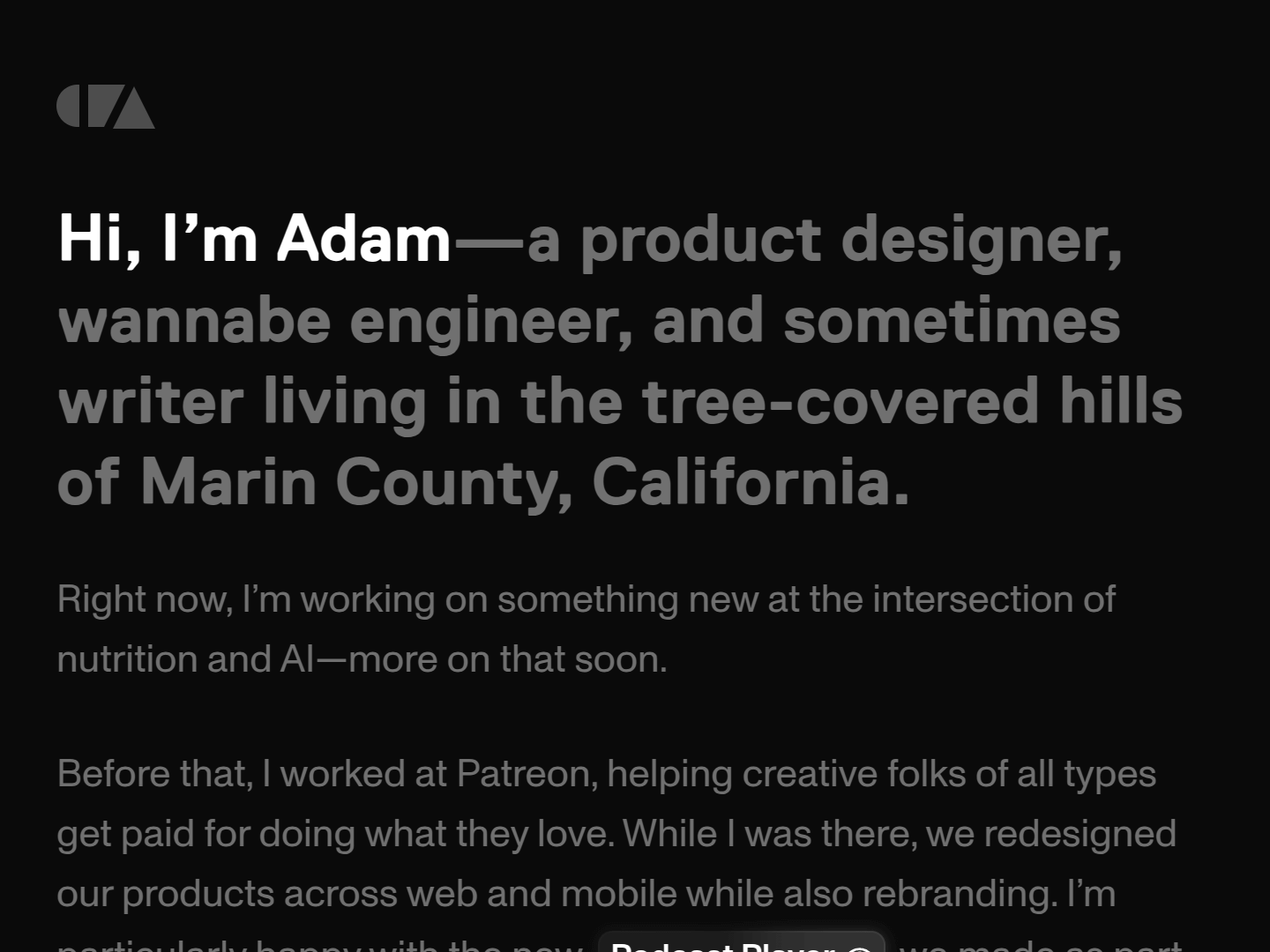 Adam Noffsinger Portfolio