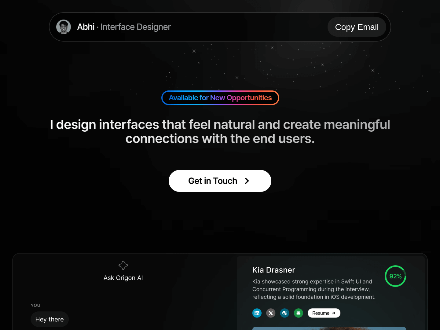 Abhishek Kambli Portfolio