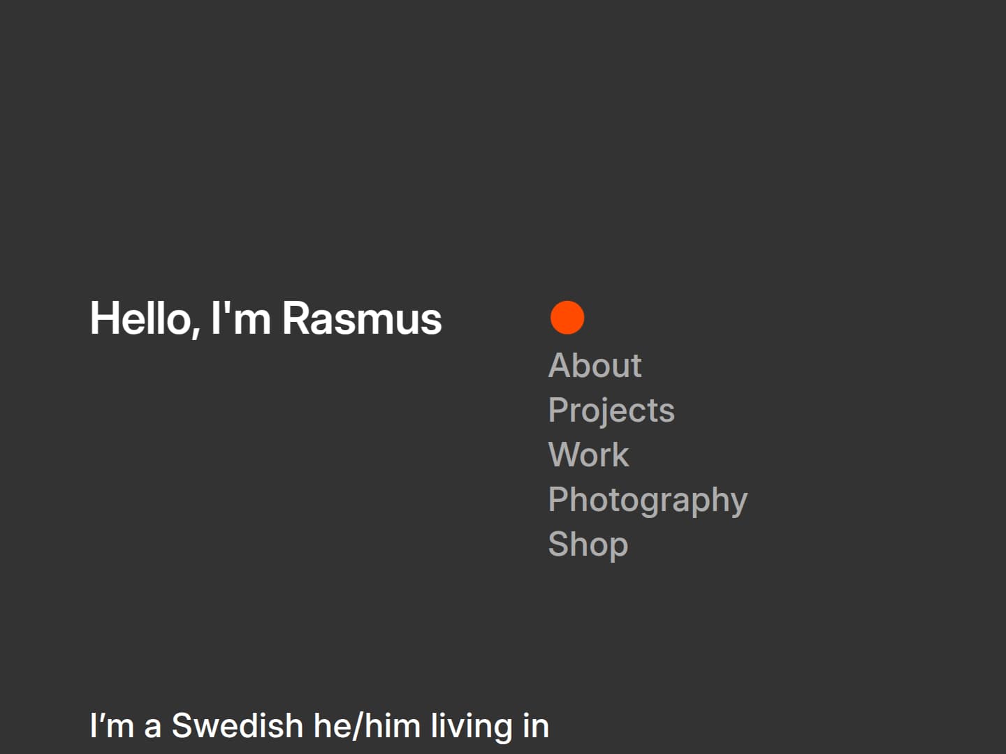 Rasmus Portfolio