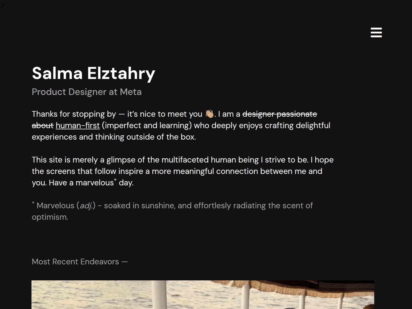 Salma Elztahry Portfolio