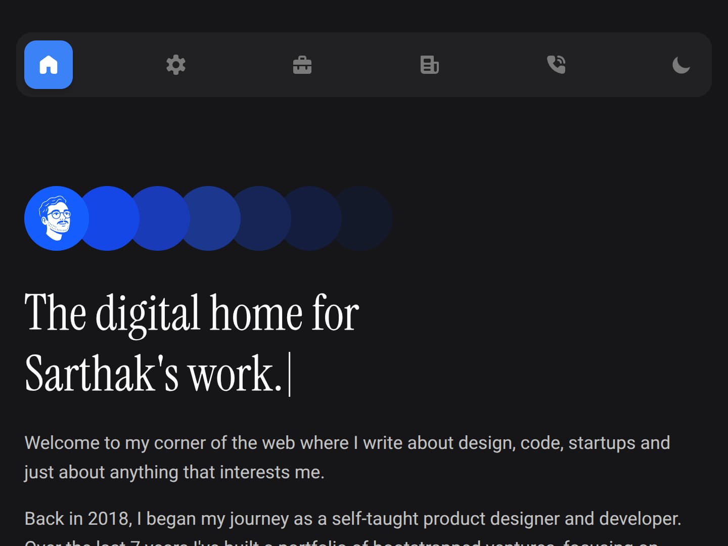Sarthak Mishra Portfolio