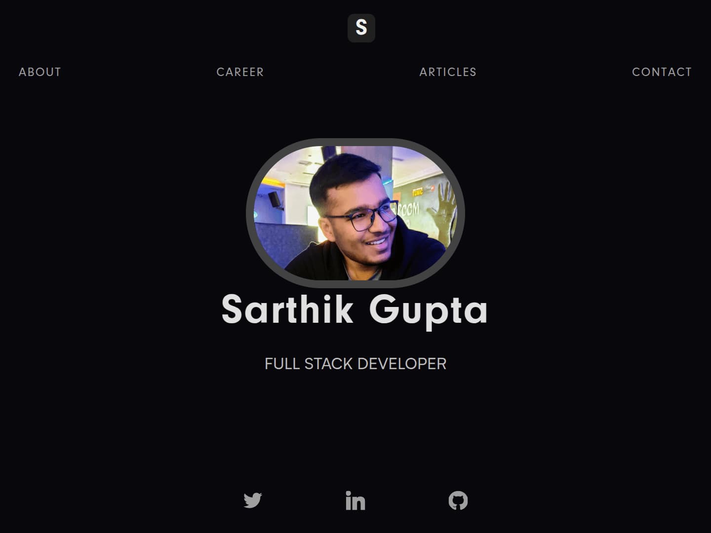 Sarthik Gupta Portfolio
