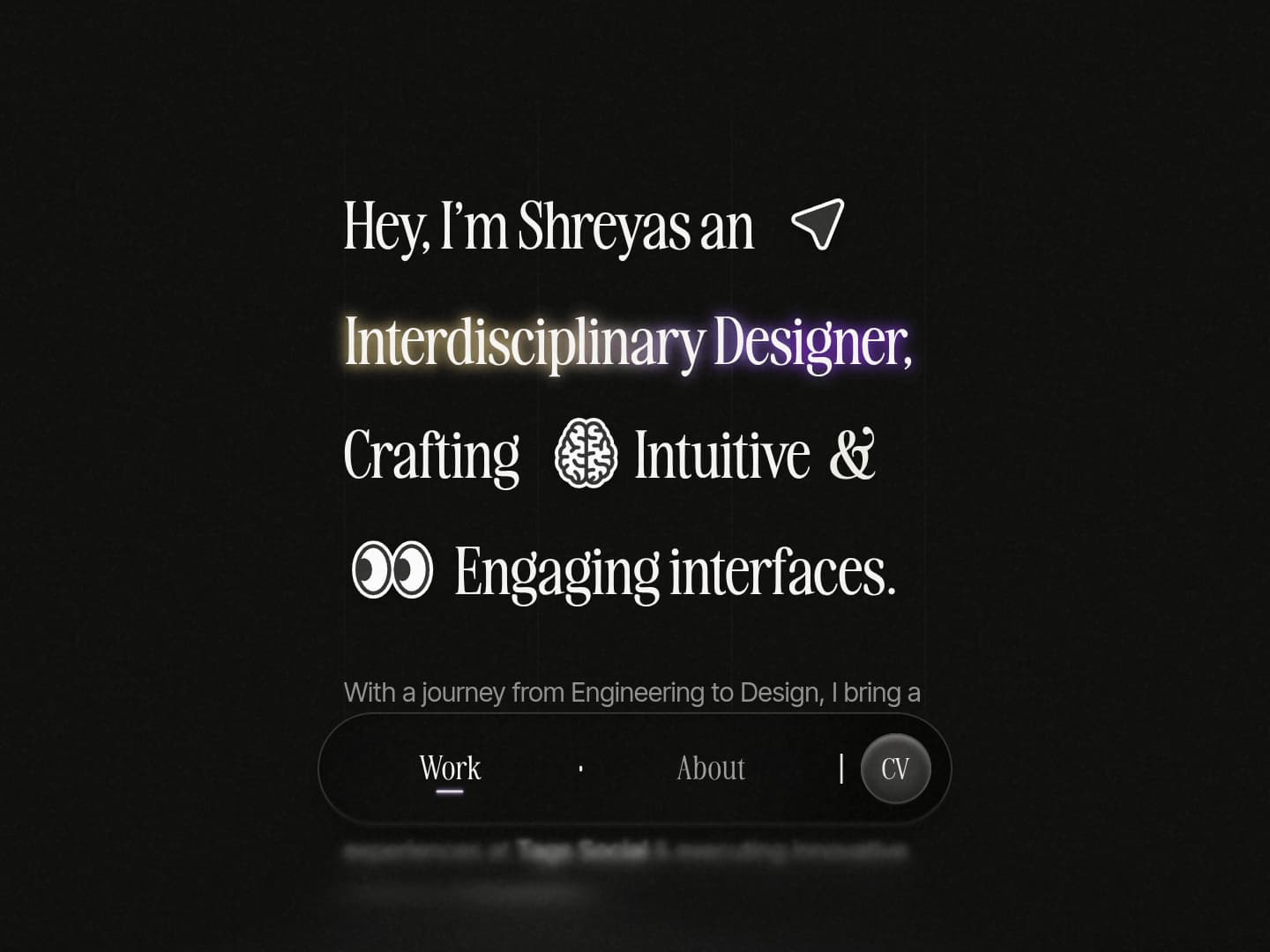 Shreyas Bhosale Portfolio