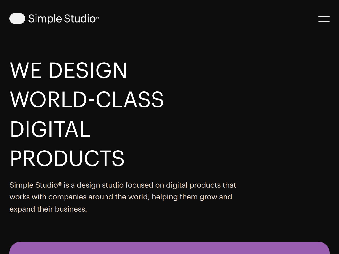 Simple Studio Portfolio