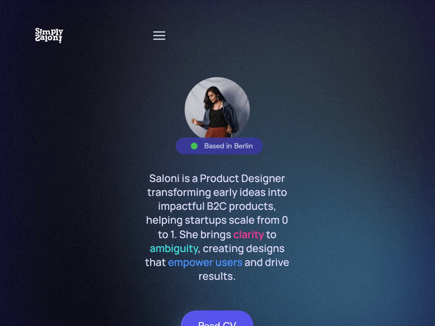 Simply Saloni Portfolio