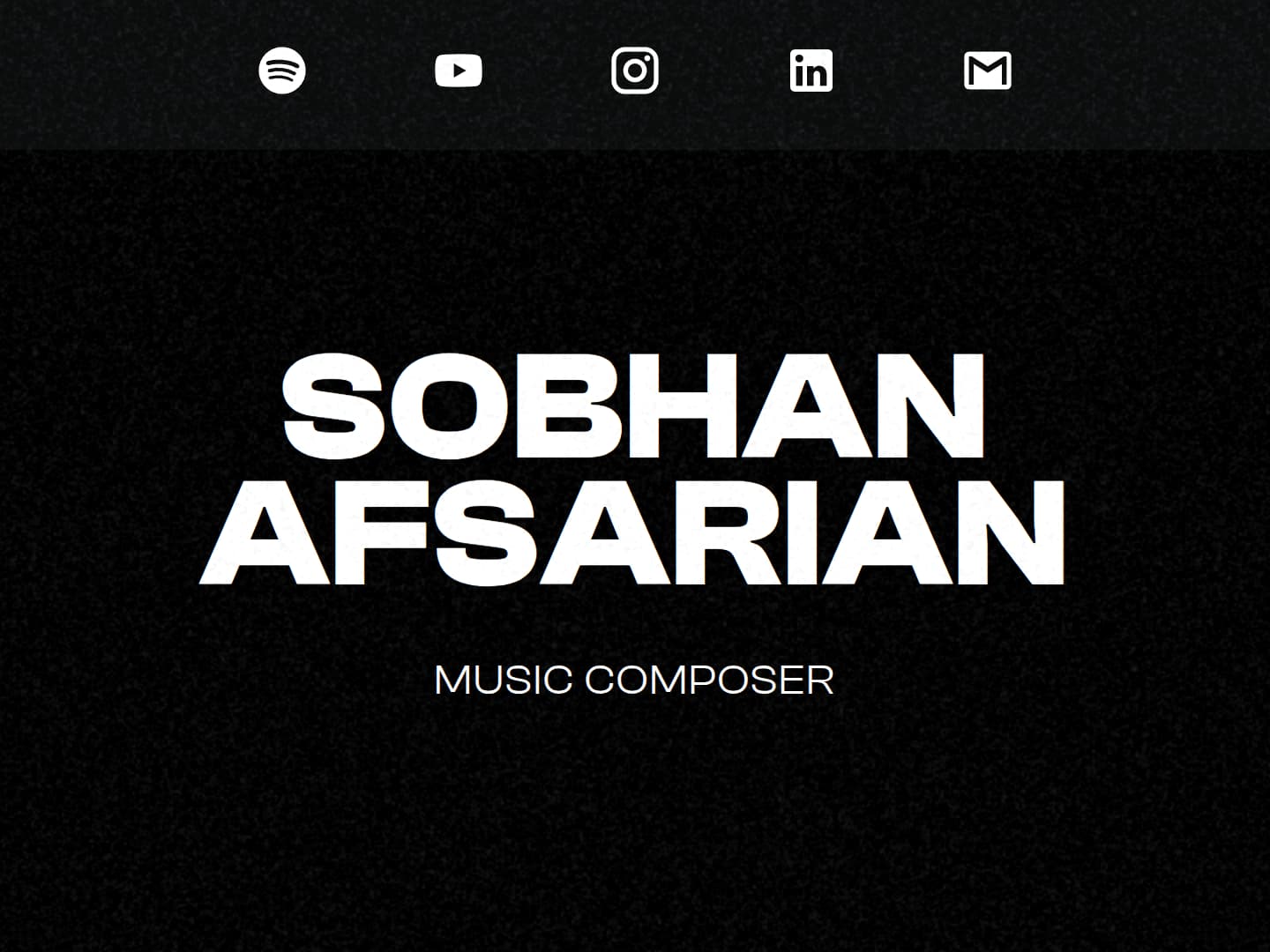 Sobhan Afsarian Portfolio