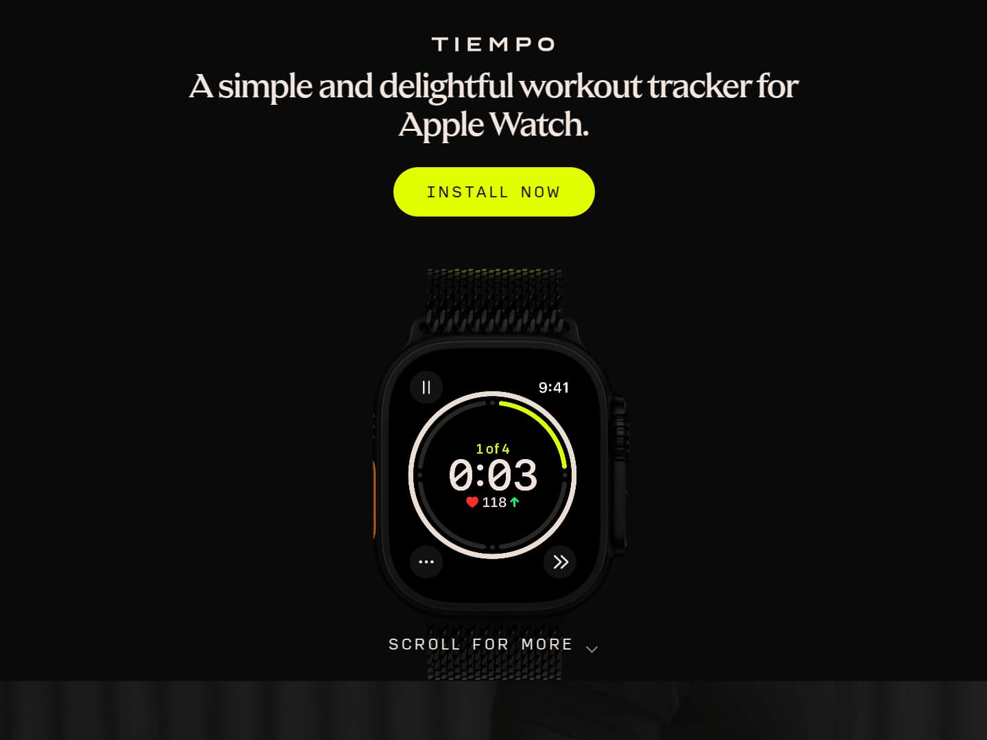 Tiempo Portfolio
