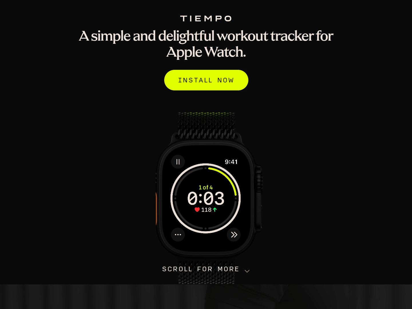 Tiempo Portfolio