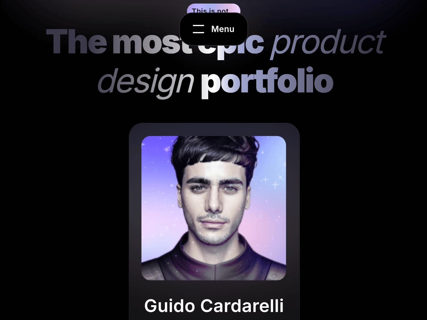 Guido Cardarelli Portfolio