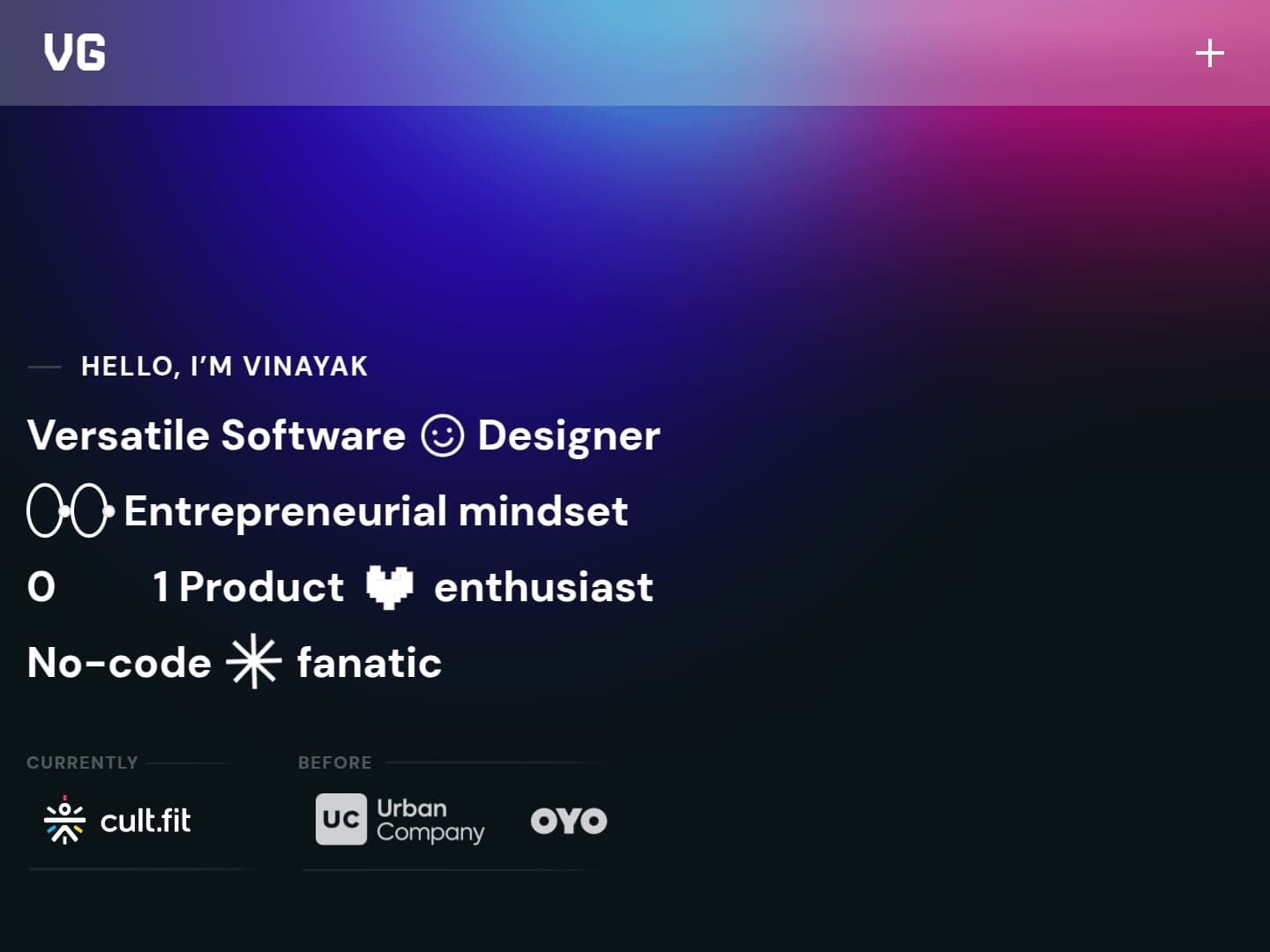 Vinayak Gupta Portfolio