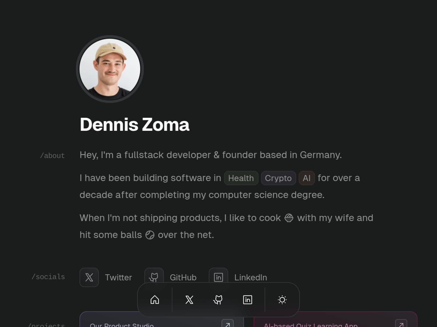 Dennis Zoma Portfolio