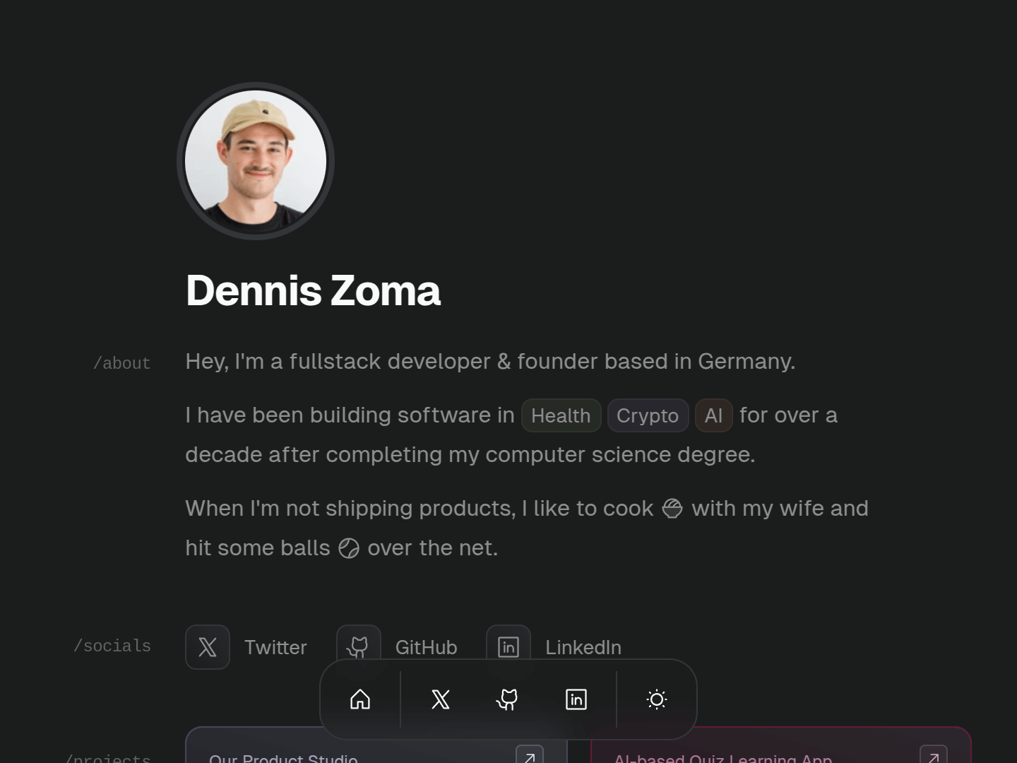 Dennis Zoma Portfolio
